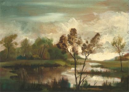 20th Century Oil - Autumn In The Water Meadow