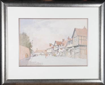 Montague Webb (fl.1950-1975) - 1971 Watercolour, Wingham, Kent