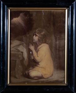After Joshua Reynolds - Late 19th Century Crystoleum, The Infant Samuel
