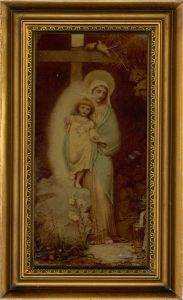1893 Crystoleum - Madonna And Child