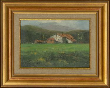 Contemporary Oil - Mountain Farmstead