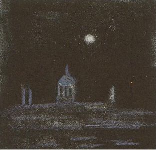 Sheila Yorke (1927-2009) - 20th Century Etching, Full Moon
