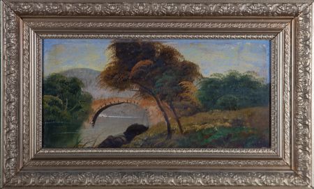 Early 20th Century Oil - Autumn By The River
