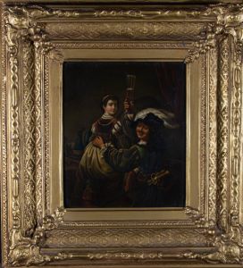 Late 19th Century Oil - Tavern Scene