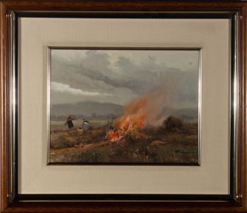 José Colomer (1935-2002) - Contemporary Oil, Burning The Summer