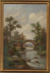 T. Lawley - Late 19th Century Oil, Rural River