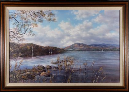 Deborah Pynton - Contemporary Oil, Spring At The Lake
