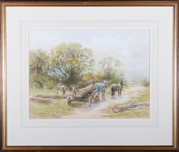 Christopher Jarvis - 20th Century Watercolour, A Heavy Load