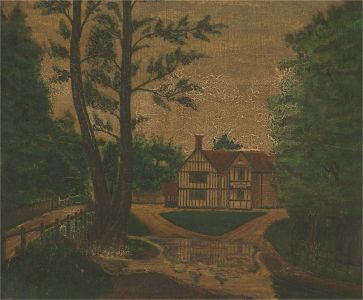 For Restoration - F.R. Herridge - 1908 Oil, Welsh Manor