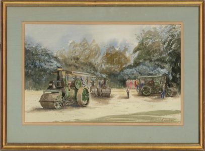 Margaret McLaughlin - Contemporary Watercolour, Steam Roller Show