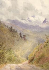 The Gill Collection - Early 20th Century Watercolour, Misty Mountains