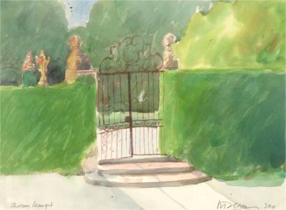 Richard J.S. Young - 1994 Watercolour, Chateau Beaupre