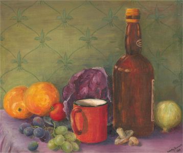 Dorothy Burdett - 1968 Oil, Alfresco