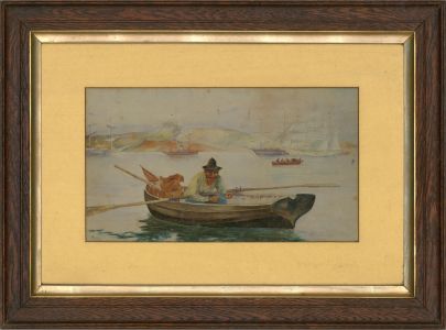 A.W.E.S. after Henry Scott Tuke - Early 20th Century Watercolour, The Fisherman