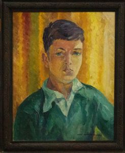 Bess Defries Brady - Early 20th Century Oil, Portrait of a Boy