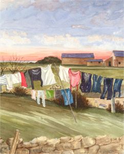 Gwyneth Willitt - Contemporary Watercolour, Evening Light on the Orme