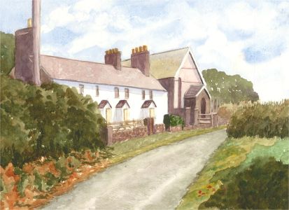 Gwyneth Willitt - Contemporary Watercolour, Village Street