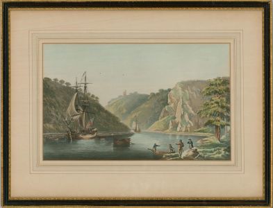 After Nicholas Pocock (1740–1821) - Late 19thC Aquatint, The Avon At Black Rock