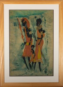 R. A. S. Miyonga - 20th Century Batik, African Family