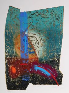 Contemporary Silkscreen - Luna I