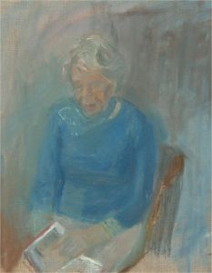 Jennifer Anderson - Contemporary Oil, Lady In Blue