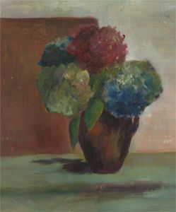 Jennifer Anderson - 20th Century Oil, Vase of Flowers