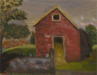 Jennifer Anderson - 20th Century Oil, Big Red Hay Barn