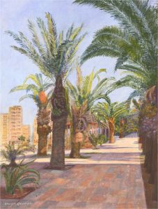 Sylvia Grottick - 20th Century Oil, Palm Trees