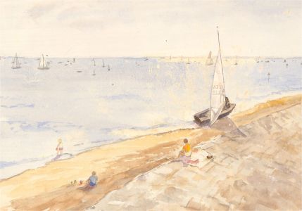 Sylvia Grottick - 20th Century Watercolour, Sailing Boats