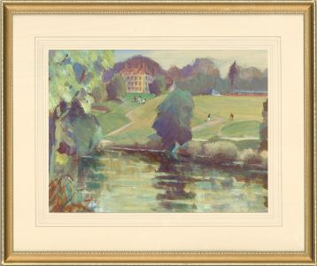 20th Century Acrylic - A Golf Course