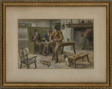 20th Century Watercolour - Around the Table