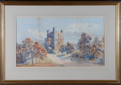Mid 20th Century Watercolour - Castle Ruin