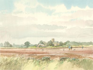 Keith Johnson (1931-2018) - 20th Century Watercolour, Towards Upton