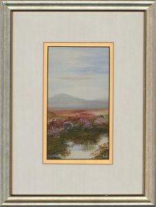 Signed Early 20th Century Gouache - High Willhays Tor, Dartmoor