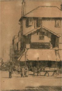 Attrib. E.Popple - Signed 1920 Etching, Berkhamsted