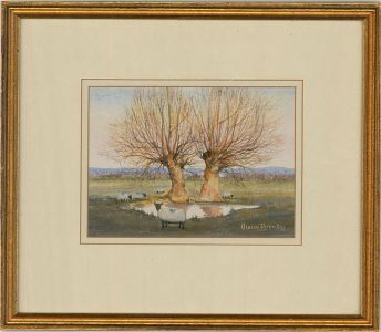 Vivien Bromley SWA - 20th Century Watercolour, Sunrise