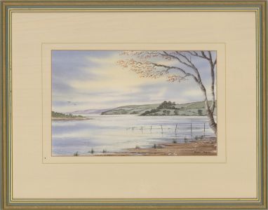 Bryan Hayes - 20th Century Watercolour, Slapton Ley, Devon