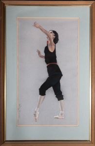Philip Meninsky (1919-2007) - 1988 Pastel, Ballet Class