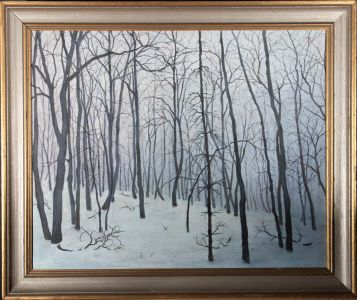 R. Morgan - 20th Century Oil, Winter Trees