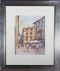 David Norman - 2004 Watercolour, Summer In France