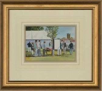 Alan Reed (b.1961) - 1998 Watercolour, Today's Results