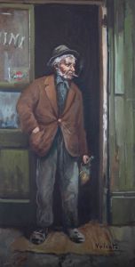 Valente - 20th Century Oil, Bottle of Wine
