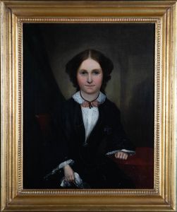 Mid 19th Century Oil - Victorian Woman