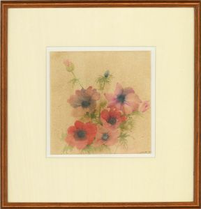 Julia Ash - 1982 Watercolour, Wild Poppies