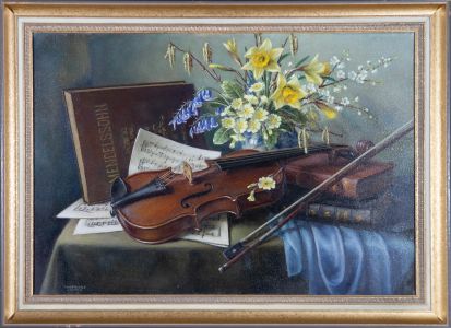 Constance Cooper SWA FRSA (1905-1998) - Mendelssohn's Spring Song