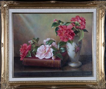 Constance Cooper SWA FRSA (1905-1998) - 20th Century Oil, La Dame aux Camelias