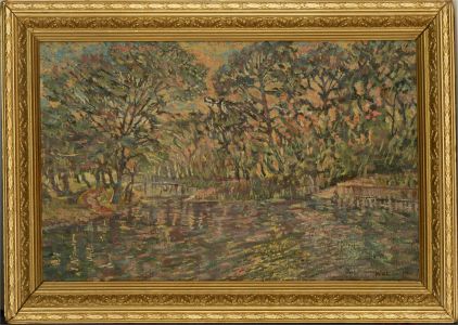 Welby Arthur Skinner - 1944 Oil, Summer Shade