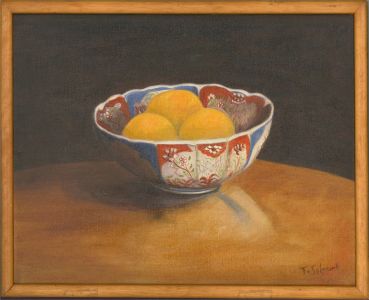 T.S. - 20th Century Oil, Japanese Imari Bowl