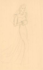 A Collection of Fourteen c.1935 Graphite Drawings - 1930s Women's Fashion