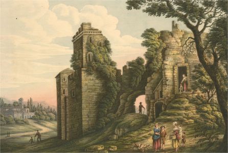 L.C.N. - Early 19th Century Watercolour, Castle Ruins